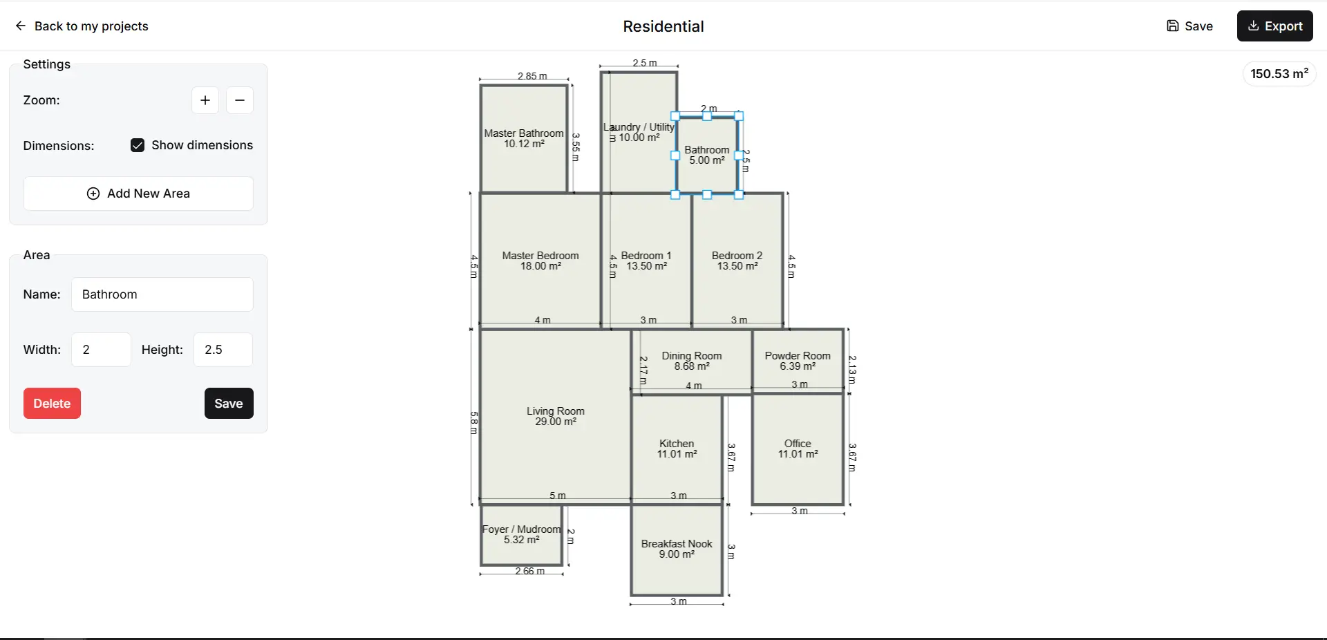 Project Floor Plan